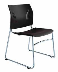 and comfortable. Agenda Plus 4 Leg Stacking Chair Model No.