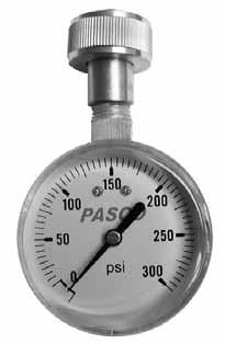 Lazy Hand Water Test Gauge 3/4 FHT brass swivel Filter washer Regular pressure hand to peak operating or surge pressure point where it remains until you manually reset it.