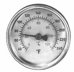for easy installation 1449 1/2 MPT 1449-C Well ONLY Thermometers supplied complete with 1450