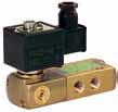 SOLNOID VLVS pilot operated, spool type single/dual solenoid (mono/bistable function) brass body, /4 N 0 / Series 55 FTURS The monostable spool valves have TÜV certified I 650 Functional Safety data