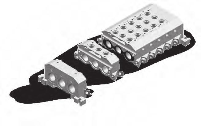 and functions can be combined into modules or valve islands, with