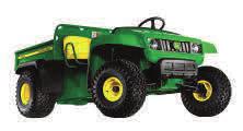 AUSTRALIA John Deere Limited TH, TX, and TURF Series Gator Utility Vehicles (Model Year 2012) PRODUCT DESCRIPTION The recalled Gator utility vehicles are green with yellow seats and wheels.