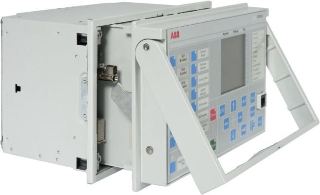 GridShield Recloser Control RER620 IED Part of Relion family of ABB controls Drawout design and