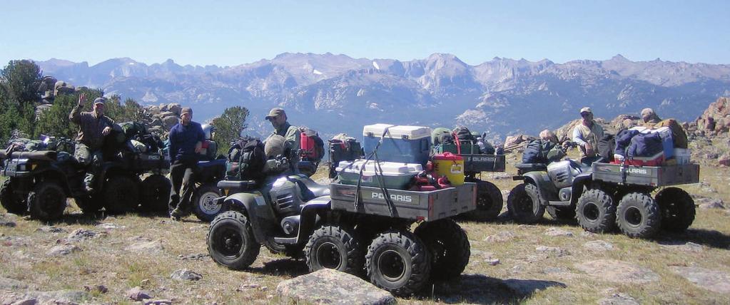 Characteristics of Wyoming Resident ORV Riders Average 17 years of experience riding ORVs with 16 years of experience riding ORVs in Wyoming Average 2.4 riders per household with an average of 2.