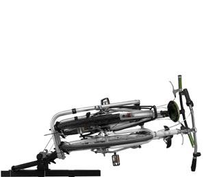 Thule Caravan Smart are both completely tiltable with bikes on