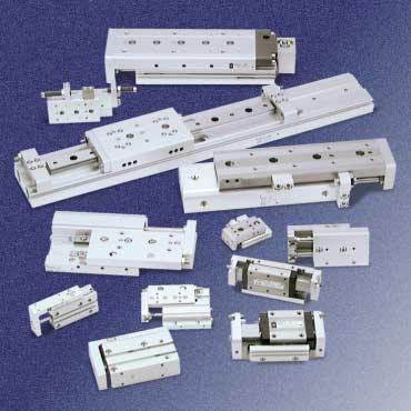 CT. N37 Slide Tables MX Series MXH, MXS, MXQ, MXF, MXW, MXP PRODUCTS Integrated Cylinder and Guide