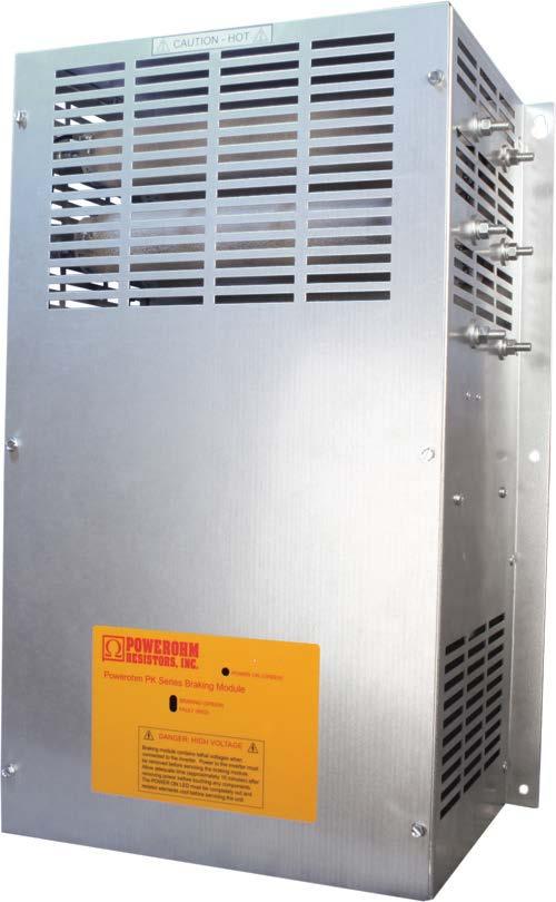 Failure to follow these instructions could result in equipment failure and/or serious injury to personnel. Braking modules contain lethal voltages when connected to the inverter.
