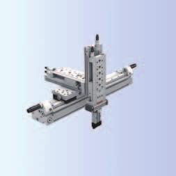 with other components in a handling system, such as rotary modules, rodless cylinders, additional mini slides, or grippers,