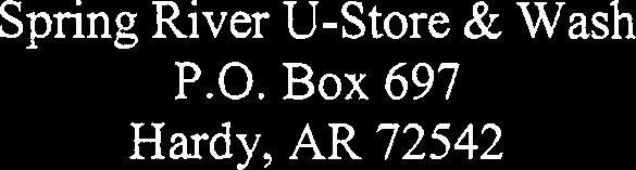 Box 8913 Little Rock, AR 7221 9-89 13 Re: AFIN No. 68-00040 State Permit No. 4369-'WR-1 Mr.