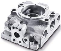 pump housing High-performance milling of CK45 with a material removal rate of over 800 cm³ Machining focus: Face milling with a powerful, high-torque motor spindle;