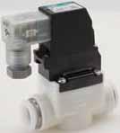 efficiency and large flow at once with a low wattage (0.6V) 3 way pilot valve.