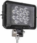 S. Bolt and Bracket Polycarbonate Lens Two wire, 11 inch leads Dual 12/24 VDC Auto Select 675 Lumen LED Worklight 5.9"W x 3.7"H x 1.