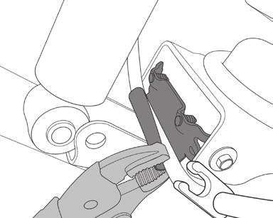 8. Remove and save all sway bar links and hardware. Note orientation, new links will be installed in the same way (Fig. 16) Figure 16 9. Remove shocks and save all shock mounting hardware. 10.