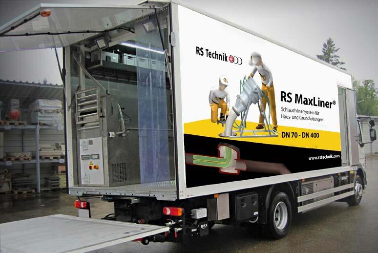 RS MaxLiner remediation vehicle incl. social room 18t Siemens Touch Panel Mixing system: RS CCM with SPS controlls using the Siemens Touch Panel capacity: 18 kg/min. Incl.