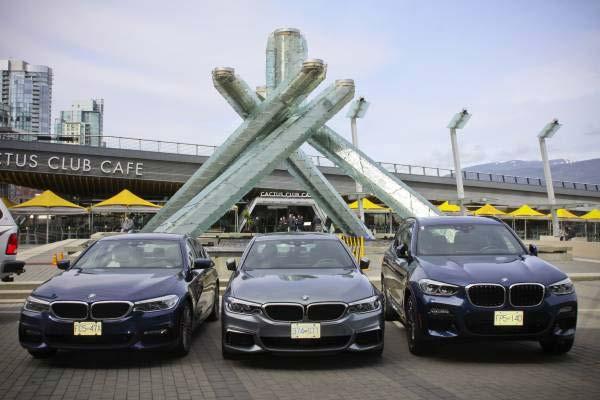 BMW Group Canada hosted technology demonstrations with the BMW 530e, BMW M550i and BMW X3 at the Vancouver International Auto Show.