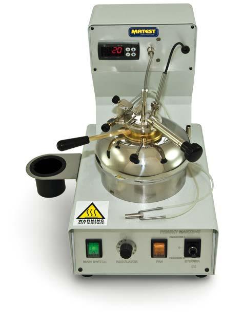 The tester is equipped of a gas flame feeder. Power supply: 230V 1ph 50Hz 700W Dimensions: 200x300x400 mm approx. Weight: 10 kg approx. B093 KIT TAG OPEN-CUP VISCOMETER.