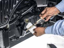 For routine maintenance, all service points are readily accessable from