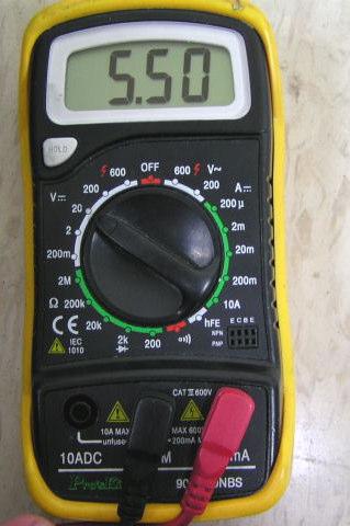 Inspection and Measurement Inspection point: T611 motor voltage test at the drive board Inspection