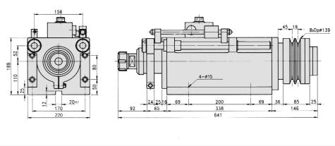 HYDRAULIC DRILLING UNIT Model FD75-100 Specifications (Unit: metric) Hydraulic Pressure 280 ~ 490 P.S.I. Drilling Capacity 1 1/4 (steel) Stroke 4 Max.