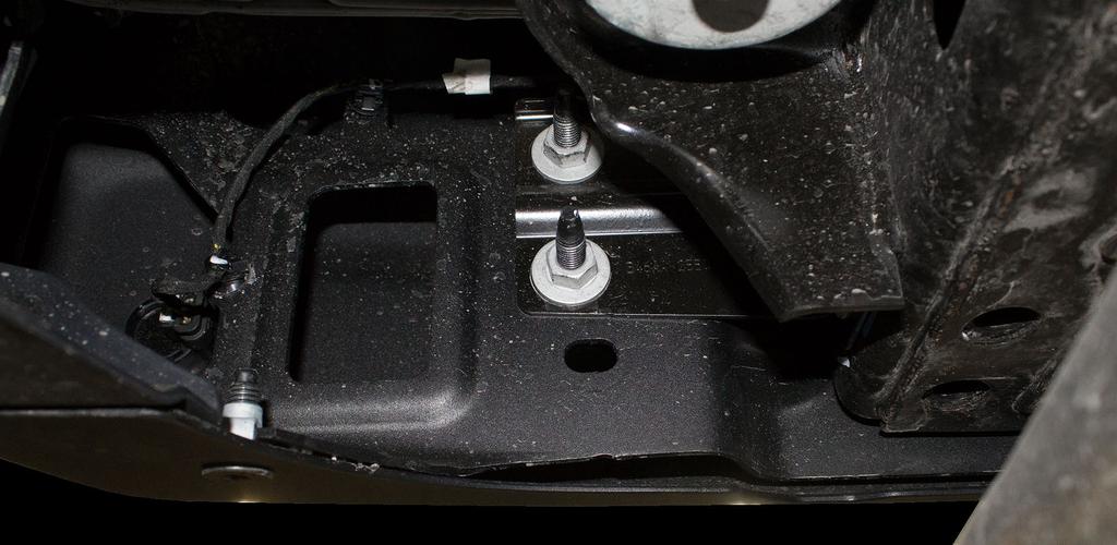 5. Using a 17mm Socket, remove the bumper mounting nuts (2 per side) which are accessible