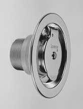 The standard wall flange is recommended for most typical installations. Valve protrusion into the room is only 1 inch.