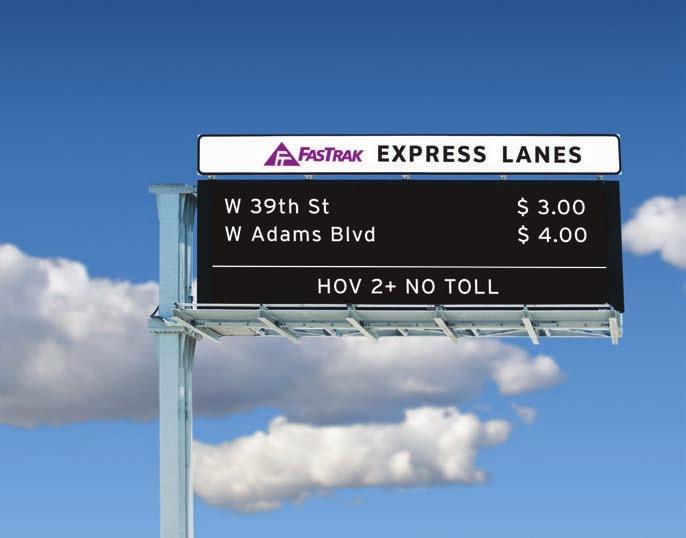 Tra;c conditions set the tolls. Tips and Savings > An existing FasTrak can be used, but will be charged the single occupancy toll.