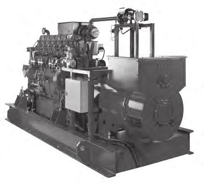 Gas generator set MAS-G 470 Engine model