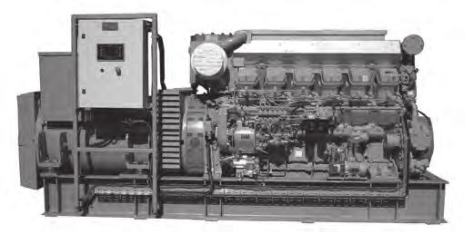 Gas generator set MAS-G 870 Engine model