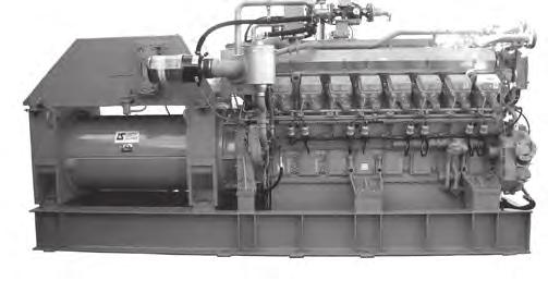 Gas generator set MAS-G 1885 Engine model GS16R2-MPTK Gas-electric propulsion kva kwe rpm Hz 1,200 960