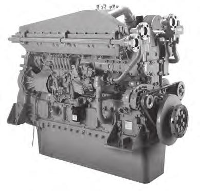 Propulsion - IMO Tier II / CCNR-2 / EU-3A High speed - Engine S6A3-MPTAW 6-cylinder, 4-cycle, water cooled diesel engine, wih