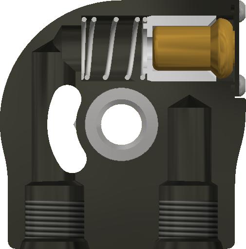 Thermostat Operation 1. The thermostat bypasses the oil cooler until the oil temperature reaches 180 ºF (T4) or 212 ºF (T7) as shown in Figure 2.