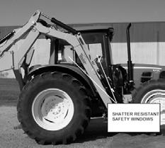 vehicle drivers of the tractor s presence, and to ensure tractor stability when mowing with the boom fully extended.
