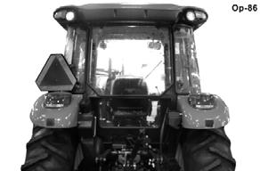 3 Tractor Lighting and SMV Emblem If the tractor will be operated near or traveled on a public roadway it must be equipped with proper warning lighting and a Slow Moving Vehicle (SMV) emblem,