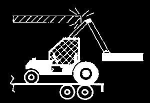 OPS-U- 0024 When transporting Boom Mower on a truck or trailer, the height or width may exceed legal limits when the boom is in the transport position.