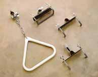 Length 7837 18" 7838 12" 7839 9" Grab Bar 7941 Grab bar with chain and clamp Bed Bracket Clamps 7950 Bed bracket, upper,