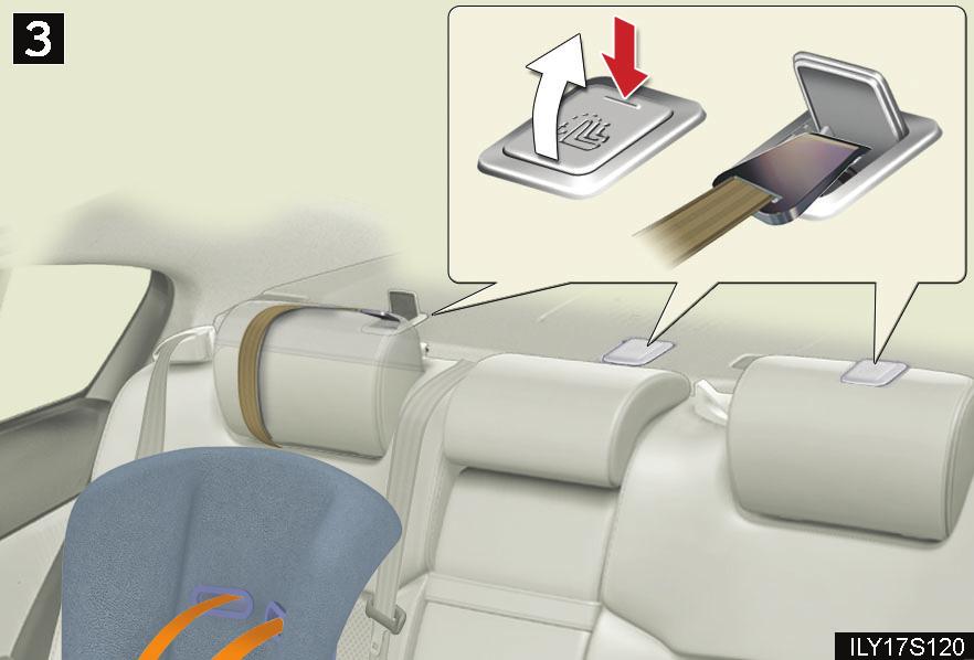 for Children) system. Child restraint LATCH anchors LATCH anchors are provided for the outboard rear seats.