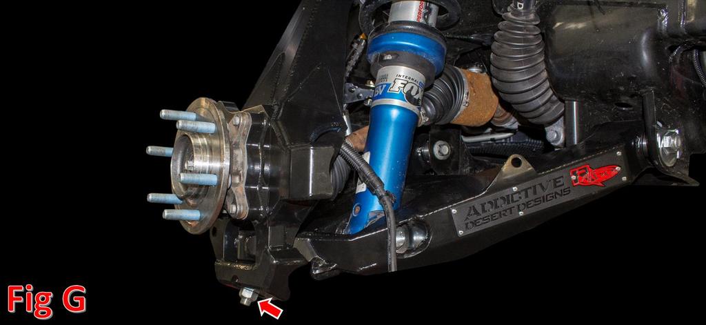 4. Raise the lower control arm assembly until the