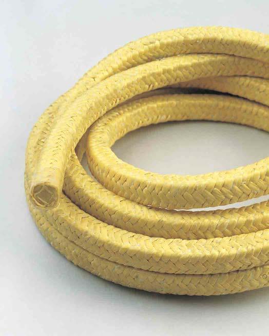 PUMP PACKING Packing and Gasket Product Catalog Pump Packing 1740 Interbraid, Anti-Extrusion Packing for Slurry Chesterton 1740 is an interbraided packing using DuPont Kevlar yarn with PTFE and other