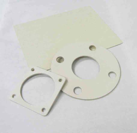 Gaskets GASKETS COMPRESSED NON-ASBESTOS GASKETS 195 Synthetic Fiber Gasket A heavy-duty synthetic gasket sheet consisting of aramid fibers and high-quality nitrile binder.