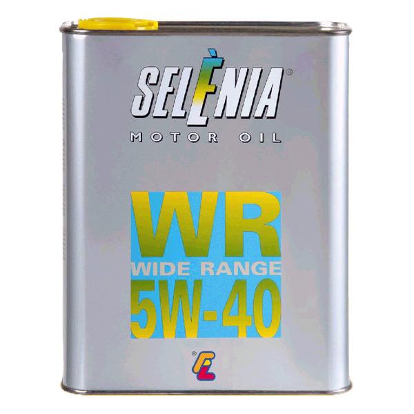 SELENIA WR 5W-40 Highly selected synthetic based oil for direct injection engines, both aspirated and turbo-charged.