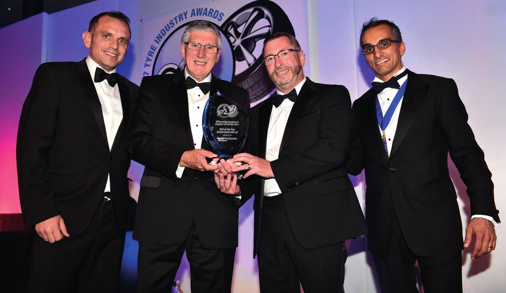 NTDA TYRE INDUSTRY AWARDS 2017 NTDA TYRE INDUSTRY AWARDS 2017 Aftermarket Supplier of the Year Award WINNER 2017 From left to right: Simon Albert Event Director of award sponsor Automechanika