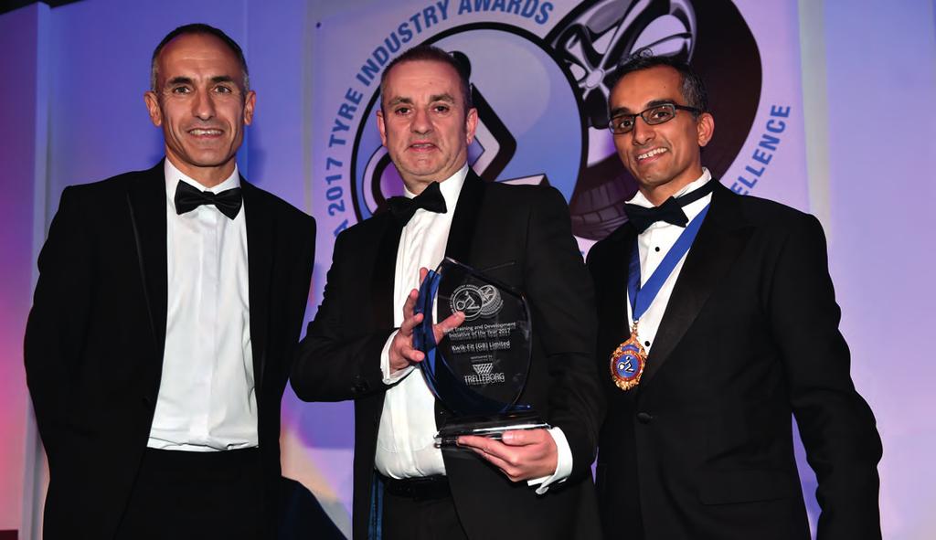 NTDA TYRE INDUSTRY AWARDS 2017 NTDA TYRE INDUSTRY AWARDS 2017 Staff Training & Development Initiative of the Year Award WINNER 2017 From left to right: Andrea Manenti of sponsor Trelleborg, Paul