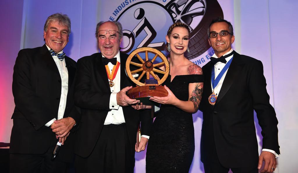 NTDA TYRE INDUSTRY AWARDS 2017 NTDA TYRE INDUSTRY AWARDS 2017 National Apprentice Tyre Technician of the Year Award WINNER 2017 From left to right: BBC Broadcaster John Inverdale, the sponsor