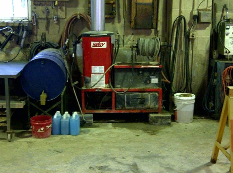 2008 Hotsy Power Washer FLEET UNIT #46 Usage: Washing vehicles, shop floor, equipment