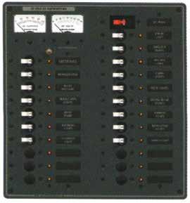 are backlit (set 30 label included) ON indicating led installed in all circuit positions A wide range of circuit breakers