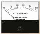 AC ANALOG METERS AC VOLTMETERS Simple 2-wire connection Readable in low light Perfect for Blue Sea Systems panels (panel mounting) Two mounting methods available: surface or panel mount. Accuracy ± 2.