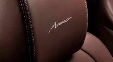 leather-appointed seating with contrasting stitching to its embroidered front head restraints and heated leather-wrapped steering