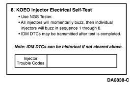 Page 6 of 13 tests. Perform the necessary vehicle preparation and visual inspection. Refer to Quick Test Operation. SELECT CORRECT VEHICLE, YEAR and MODEL. Select DIAGNOSTIC DATA LINK.