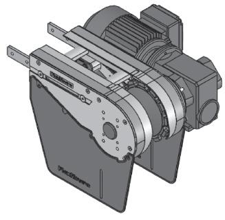 FL Direct End Drive with Motor (LEFT) FLDD-A150-0.25L, 0.37L, 0.