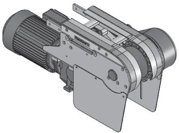 Suspended End Drive Unit is with torque limiter. 55kW.